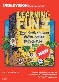 Learning Fun I Intellivision US box art